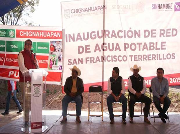 Sedesol Puebla entrega obras en zonas prioritarias de Zihuateutla y Chignahuapan