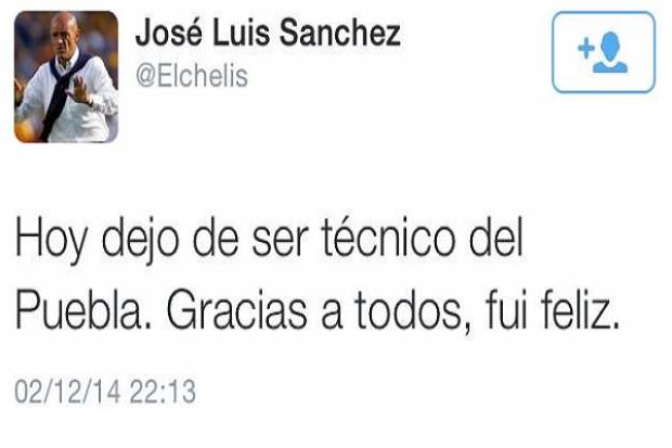 Chelís anuncia su salida de La Franja vía Twitter