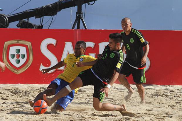 México cayó 5-1 ante Brasil en el Mundial de Futbol de Playa