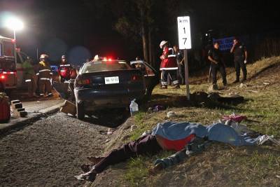 Dos muertos, saldo de accidente automovilístico en la carretera federal a Atlixco