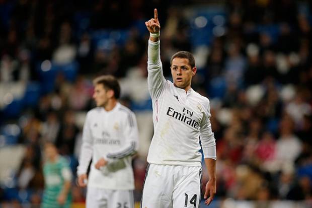 Chicharito provocó autogol y dio asistencia en victoria 5-0 del Madrid sobre Cornellà