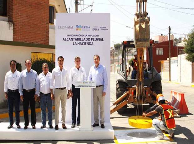 RMV y Gali inauguran alcantarillado pluvial en el fraccionamiento “La Hacienda”