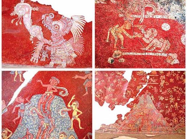 Murales de Teotihuacán, en riesgo de desaparecer