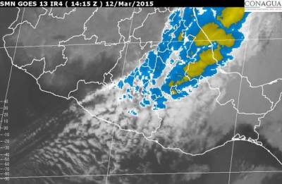 Octava tormenta invernal trae nieve y granizo a Puebla