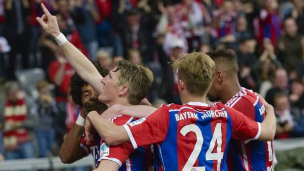 Bayern Munich se consagró tricampeón en la Bundesliga