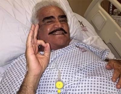 Operan de urgencia a Vicente Fernández por una hernia