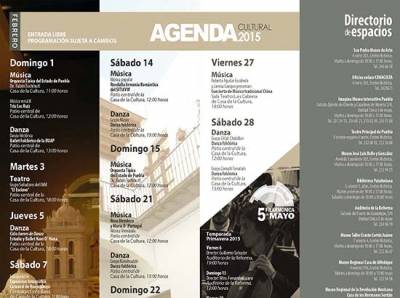 Agenda Cultural de Puebla para febrero de 2015