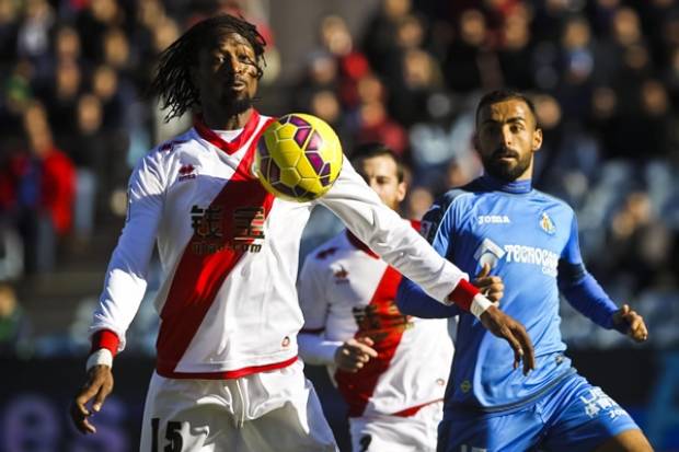 Javier Aquino jugó en victoria 2-1 de Rayo Vallecano ante Getafe