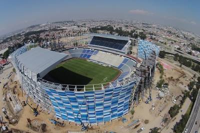 FOTOS: Continúan los trabajos de remodelación del estadio Cuauhtémoc