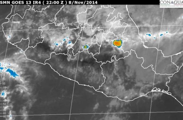 Lluvias fuertes en Puebla por el frente frío número 10