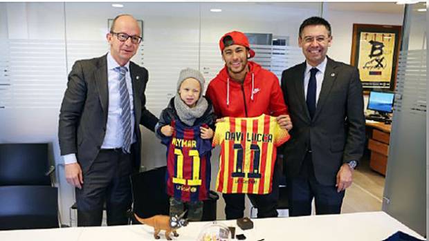 Neymar Jr. e hijo ya son socios del Barcelona