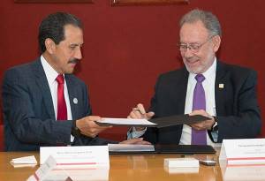 BUAP y UIA firman convenio de cooperación interinstitucional