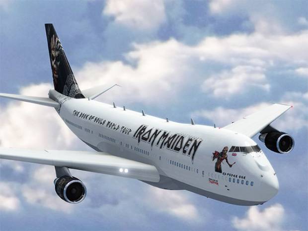 Iron Maiden lanzará CD el 4 de septiembre y harán gira en un Boeing 747