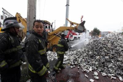 Se incendia tráiler en la México-Puebla y complica la circulación al DF