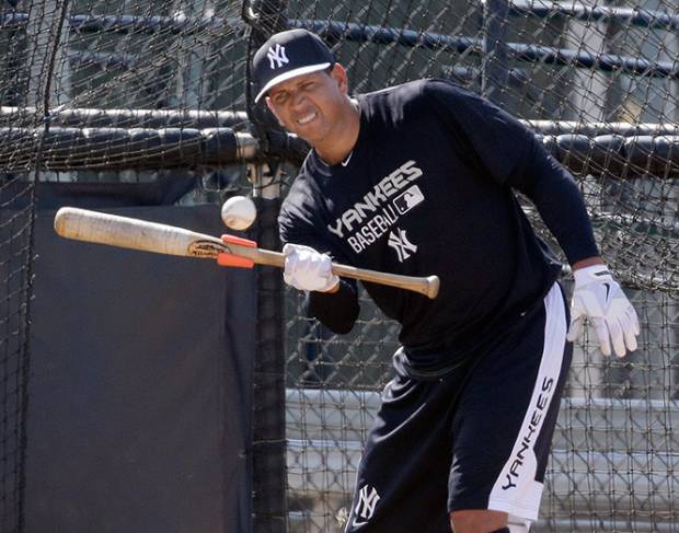 Alex Rodríguez regresó a los entrenamientos de Nueva York Yankees