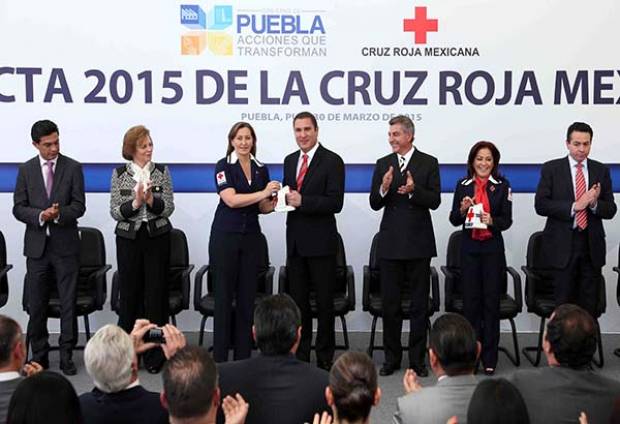 Inicia colecta 2015 de la Cruz Roja en Puebla