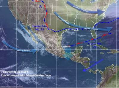 Descenso en temperatura y lluvia fuerte prevén para Puebla