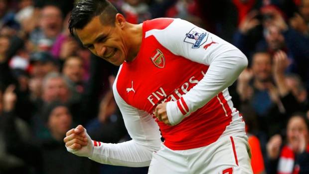 Alexis Sánchez comandó victoria 3-0 del Arsenal ante Stoke City