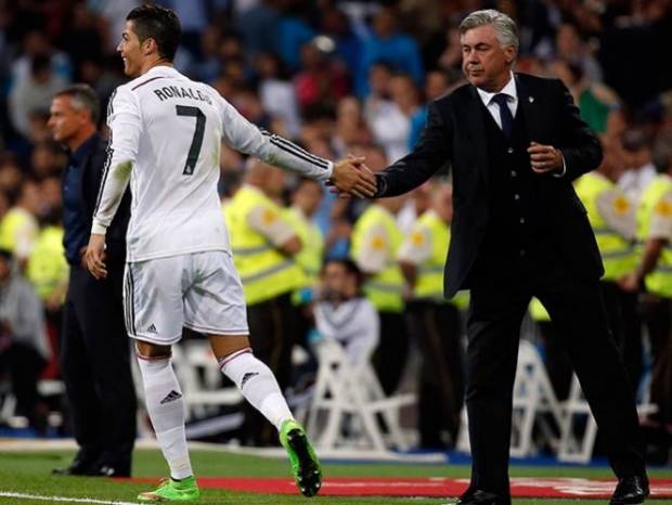 Carlo Ancelotti negó que Cristiano Ronaldo sufre baja de juego