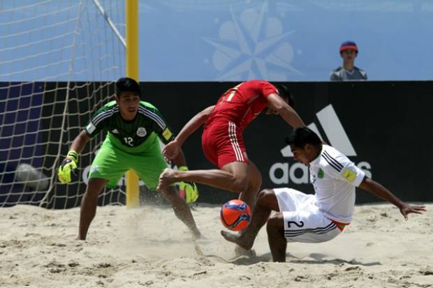 México cayó 1-3 ante España y está eliminado del Mundial de Futbol de Playa