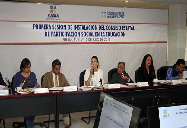 SEP instala el Consejo Estatal de Participación Social de Puebla