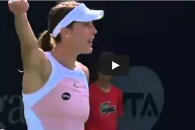 VIDEO: Andrea Petkovic lanzó raquetazo a juez en Dubai