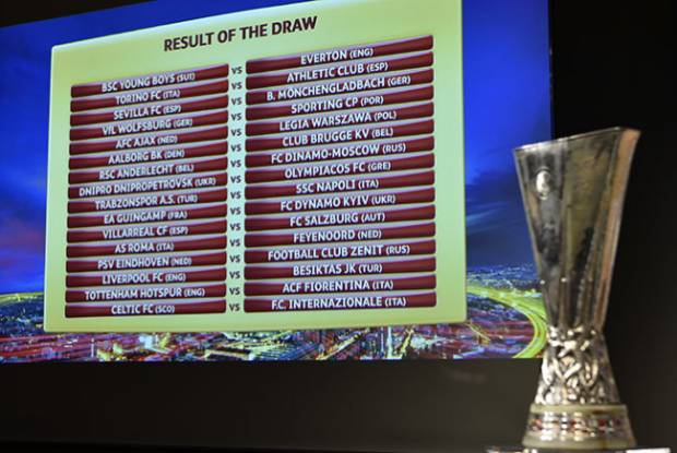 Europa League: Definen calendario de los 16vos de final