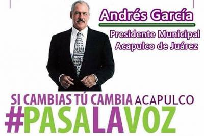 Ahora Andrés García buscará alcaldía de Acapulco