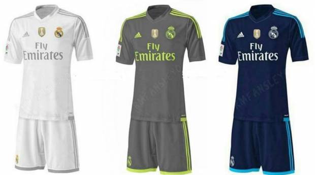 Real Madrid, filtran uniformes para la temporada 2015-2016