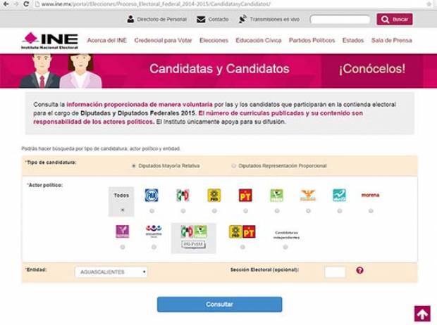 Elecciones 2015: Desairan candidatos espacios de difusión de curriculums