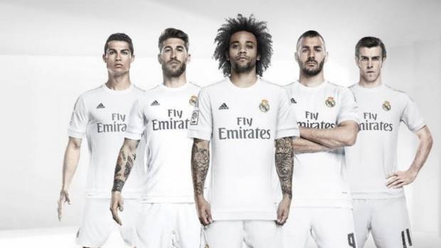 Real Madrid presentó nuevos uniformes para la temporada 2015-2016