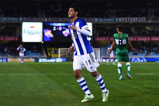 Carlos Vela anotó Hat Trick en el triunfo de la Real Sociedad sobre Elche