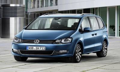 Volkswagen rueda en Europa la nueva Sharan