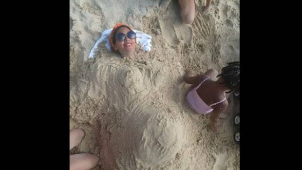 Beyoncé, la foto donde presume su posible embarazo