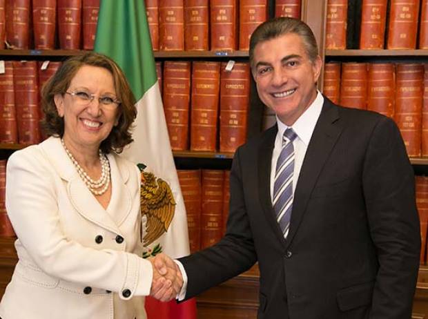 Gali se reunió con secretaria general de la Conferencia Iberoamericana