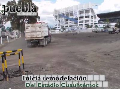 Inicia remodelación del Estadio Cuauhtémoc