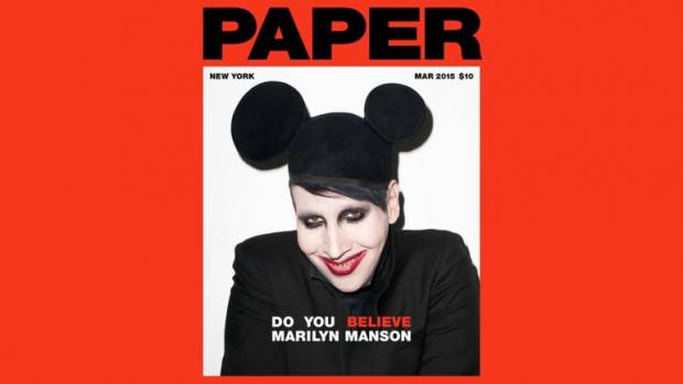 Marilyn Manson, la versión terrorífica de Mickey Mouse