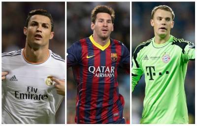 Cristiano Ronaldo, Messi y Neuer, uno será el Balón de Oro