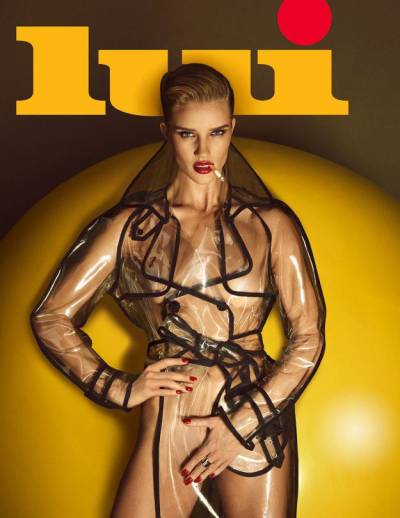 FOTOS: Rosie Huntington-Whiteley, sensual para revista Lui