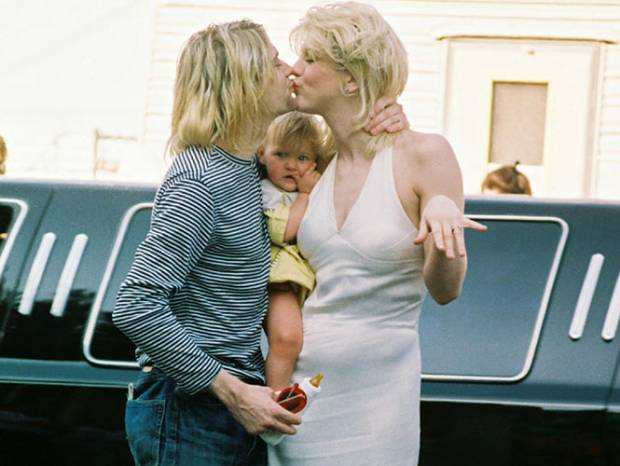 Courtney Love reveló que tiene video sexual con Kurt Cobain