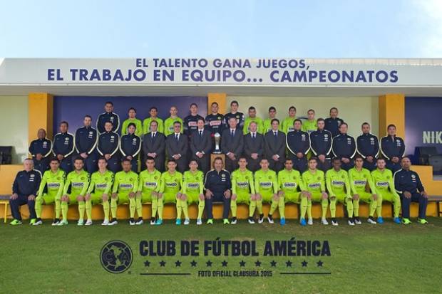 América se tomó la foto oficial del Clausura 2015