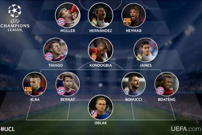 Chicharito fue incluido en el 11 ideal de la Champions League