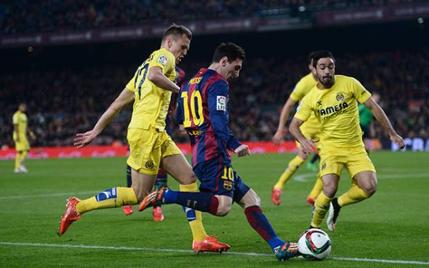 Barcelona con un pie en la final de la Copa del Rey, derrotó 3-1 al Villarreal