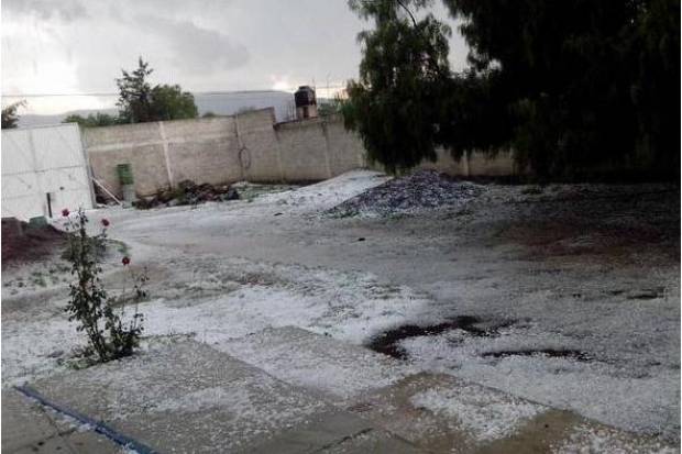 Granizada en Palmar de Bravo