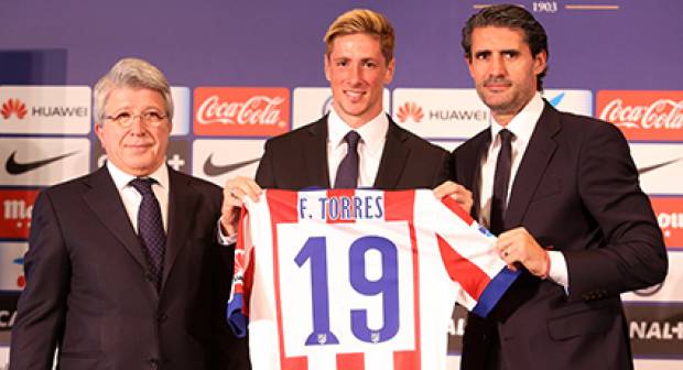 Fernando Torres regresó al Atlético de Madrid