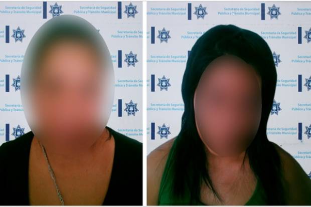 Narcoladies fueron detenidas en Xanenetla con cocaína