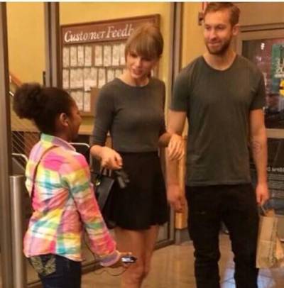 Taylor Swift y Calvin Harris presumen posible romance