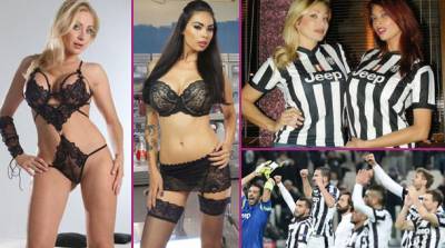 FOTOS: Pornstars prometen streptease si Juventus elimina al Real Madrid