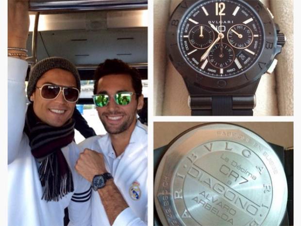 Cristiano Ronaldo regaló reloj de lujo a sus compañeros del Real Madrid