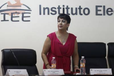 Olga Lazcano, presidenta interina del IEE